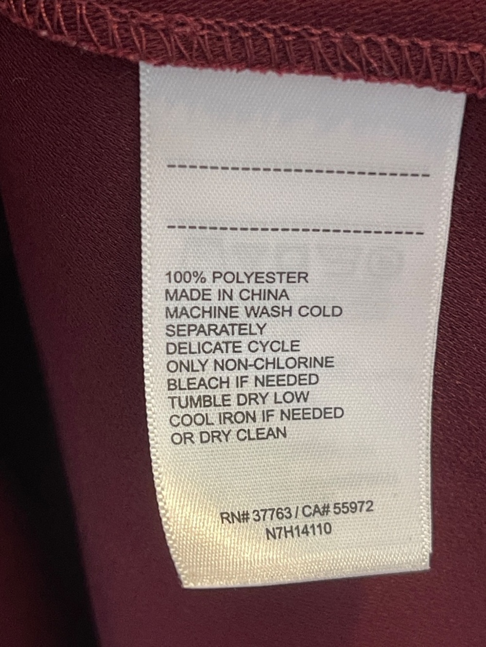 Laundry burgundy layered sleeve formal cocktail dress women 6 - Picture 9 of 10